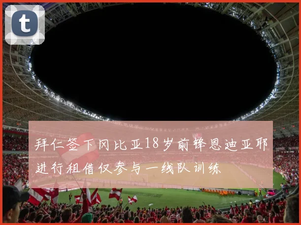拜仁签下冈比亚18岁前锋恩迪亚耶进行租借仅参与一线队训练